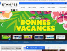 Tablet Screenshot of mairie-etampes.fr